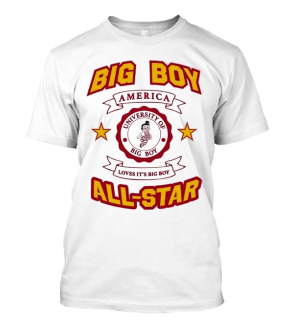 Big Boy University Of America All-Star Loves It's Big Boy T-Shirt