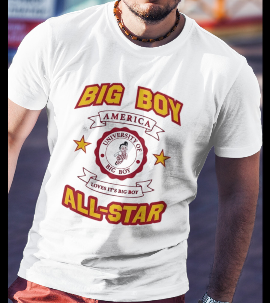 Big Boy University Of America All-Star Loves It's Big Boy T-Shirt