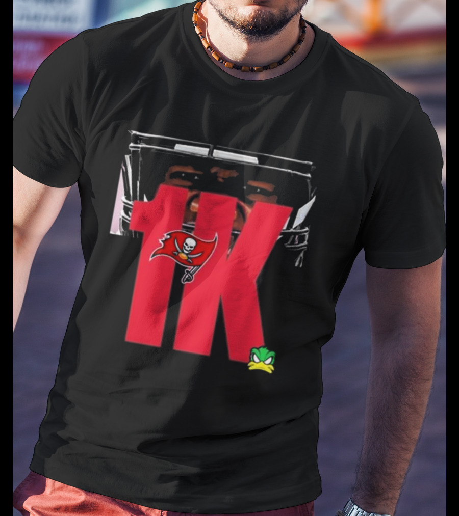 Graham Barton Bucky Irving 1K Buccaneers Logo Duck Icon Football Helmet T-Shirt