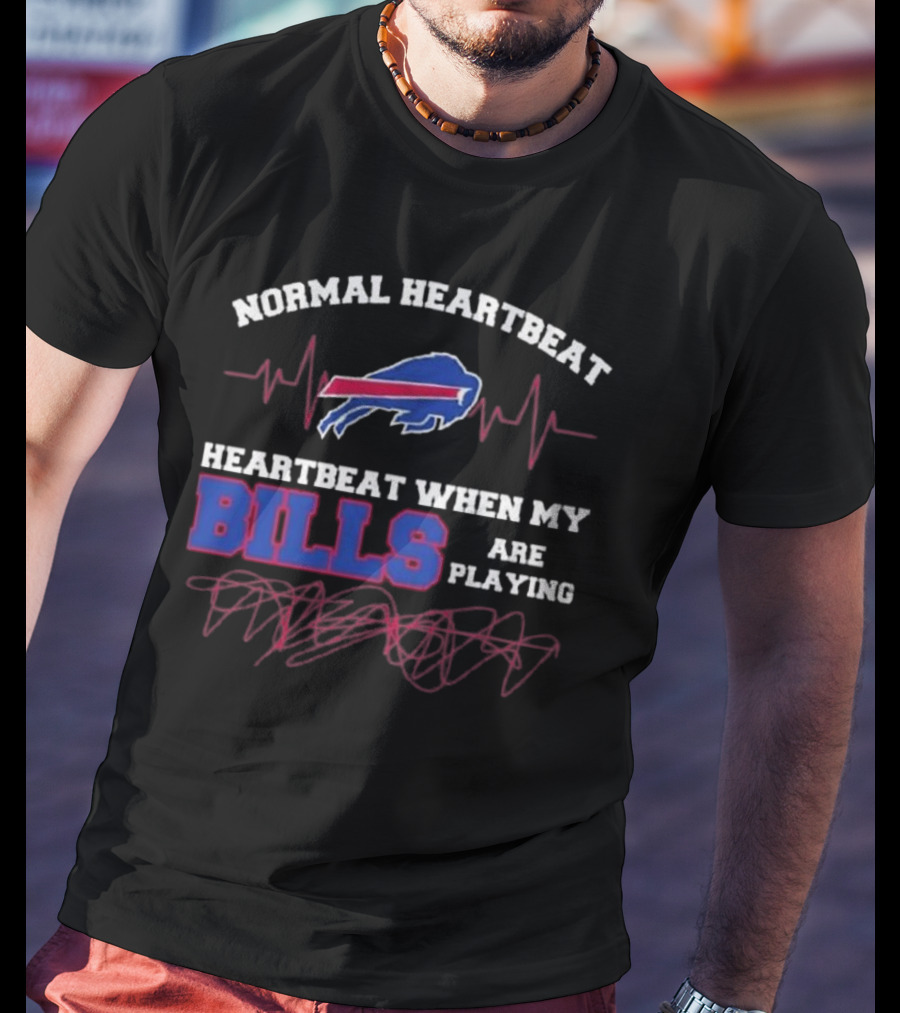 Normal Heartbeat Heartbeat When My Bills Are Playing 2025 T-Shirt