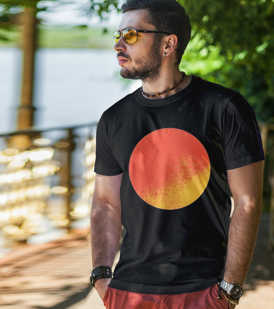 Silverstein Don’t Let Me Get Too Low Sunset Circle T-Shirt