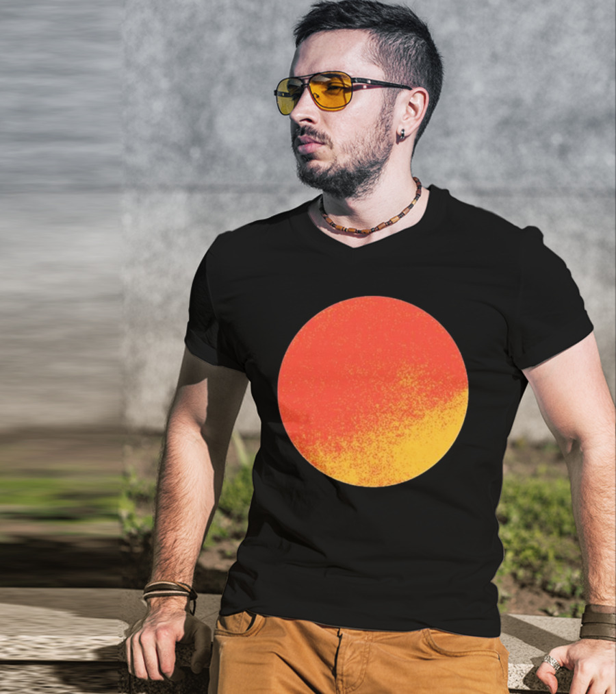 Silverstein Don’t Let Me Get Too Low Sunset Circle T-Shirt