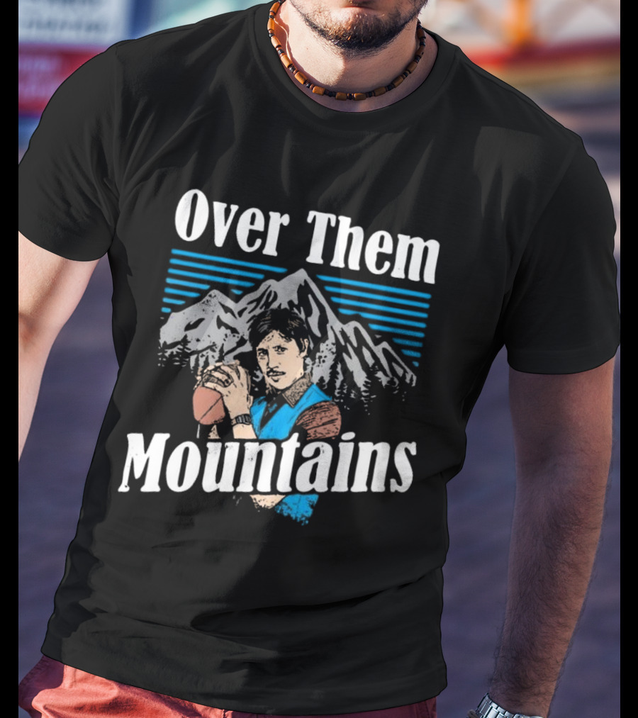 Uncle Rico Throwing Football Over Them Mountains T-Shirt