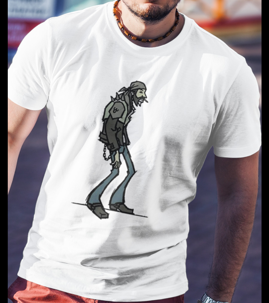 MTV Downtown Titmouse Spiked Jacket Character Stroll T-Shirt