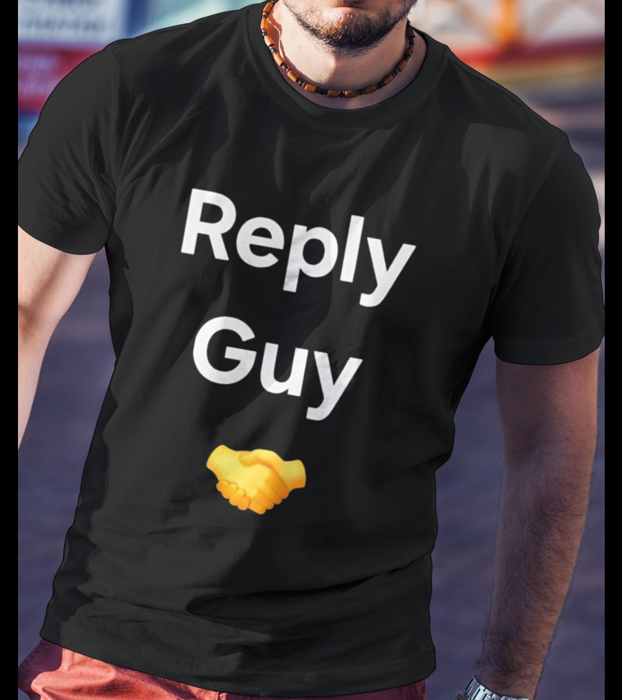 Reply Guy Handshake Emoji T-Shirt