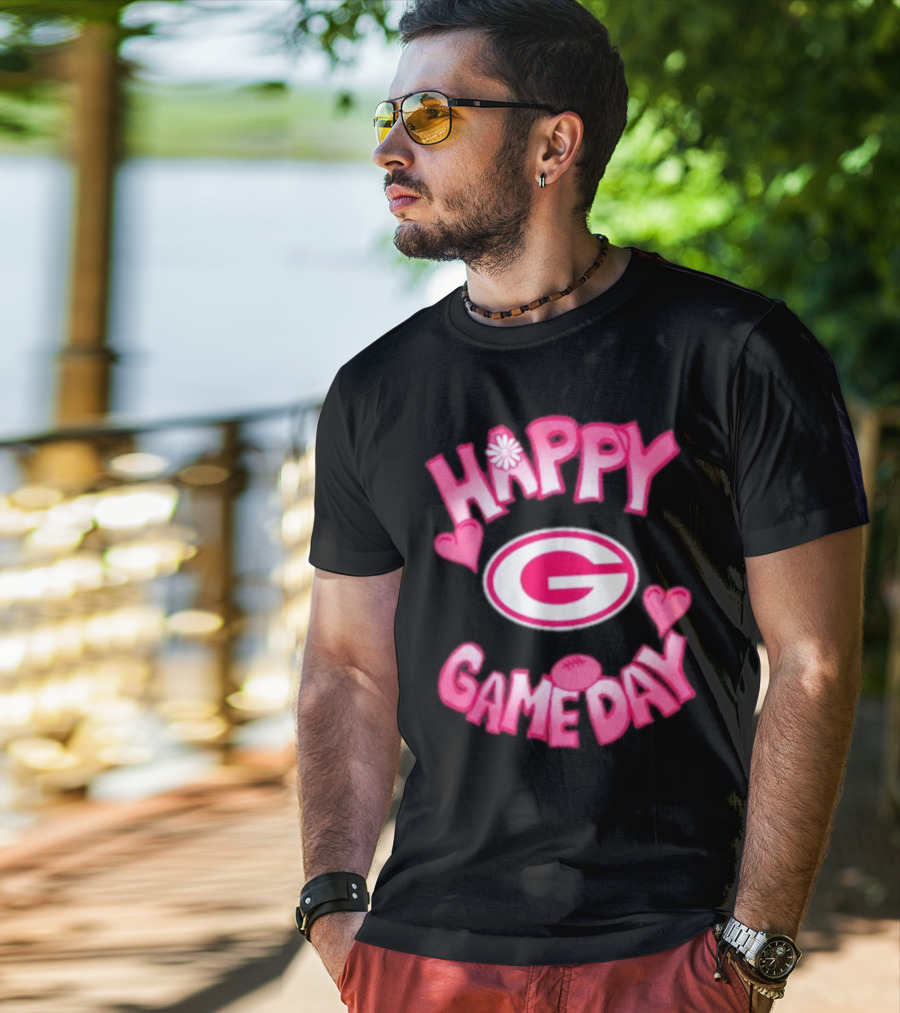 Happy Gameday Valentine’s Day Green Bay Packers 2025 T-Shirt