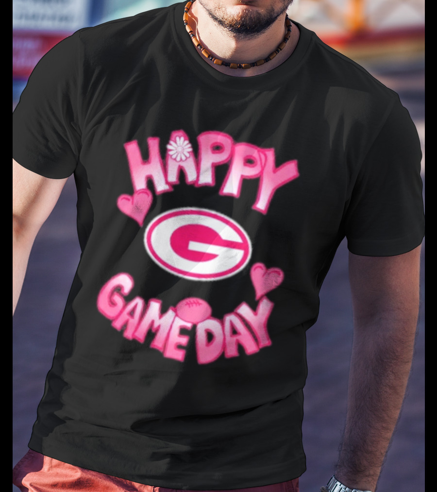 Happy Gameday Valentine’s Day Green Bay Packers 2025 T-Shirt