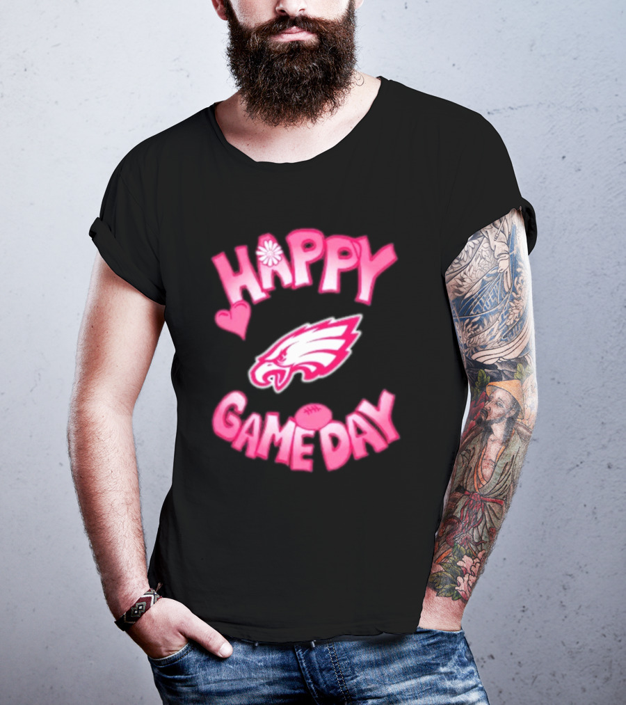 Philadelphia Eagles Valentine’s Day 2025 Happy Gameday T-Shirt