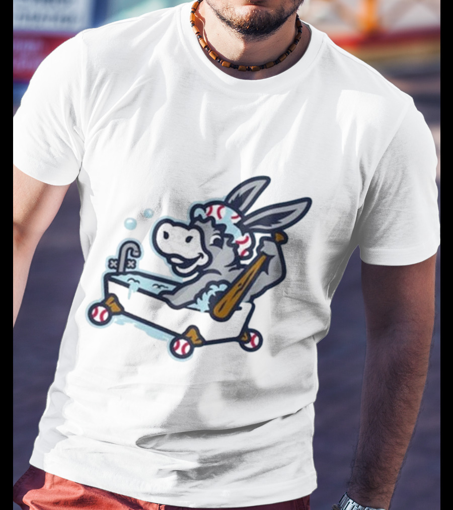 Bathtub Donkeys Baseball Bathtub Donkey Baseball T-Shirt