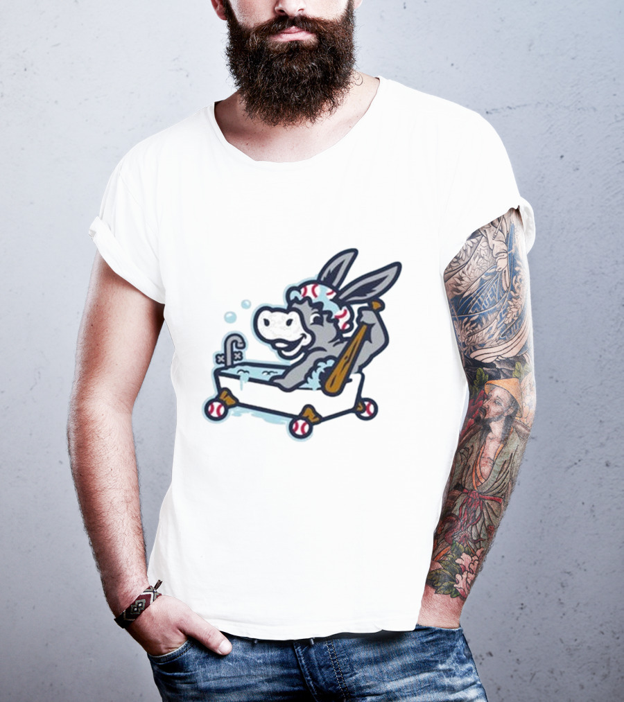 Bathtub Donkeys Baseball Bathtub Donkey Baseball T-Shirt