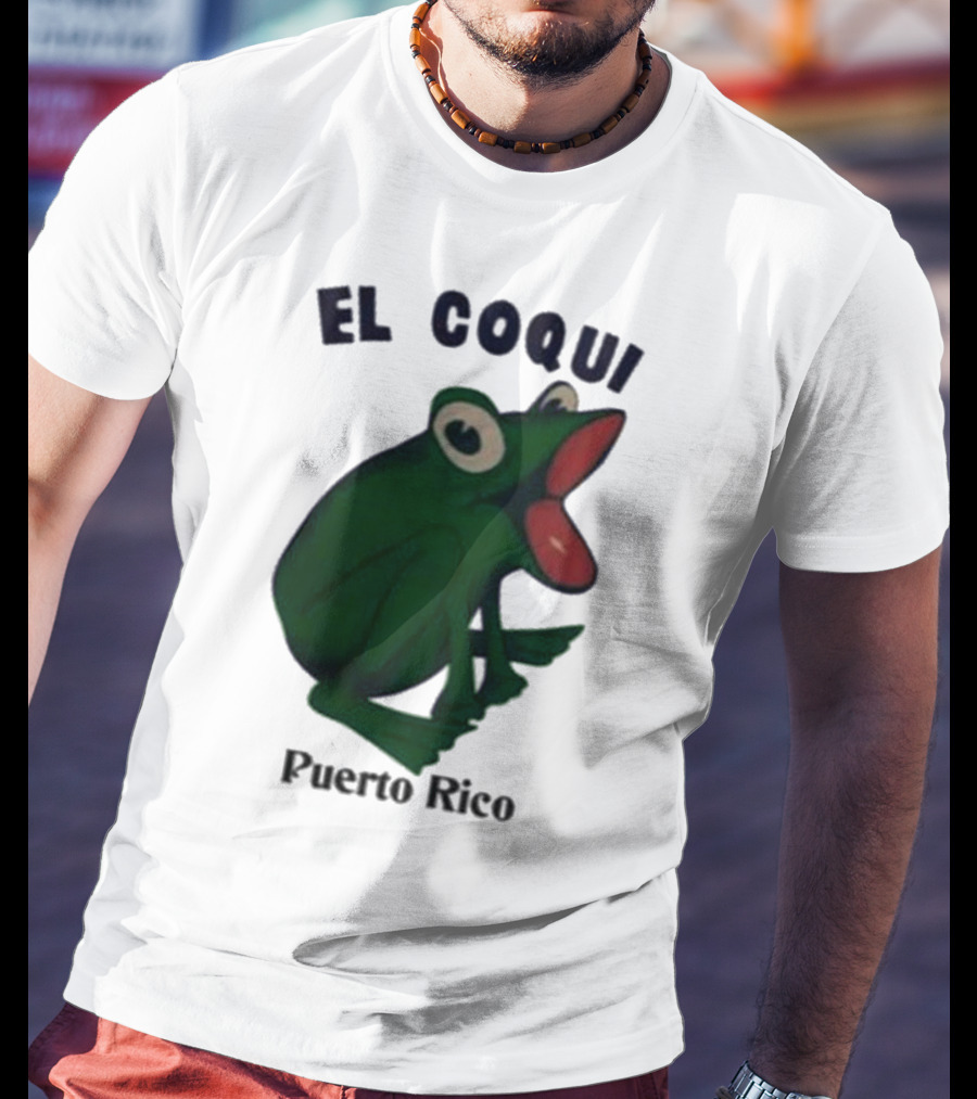 Dios Bunny El Coqui Puerto Rico Frog T-Shirt