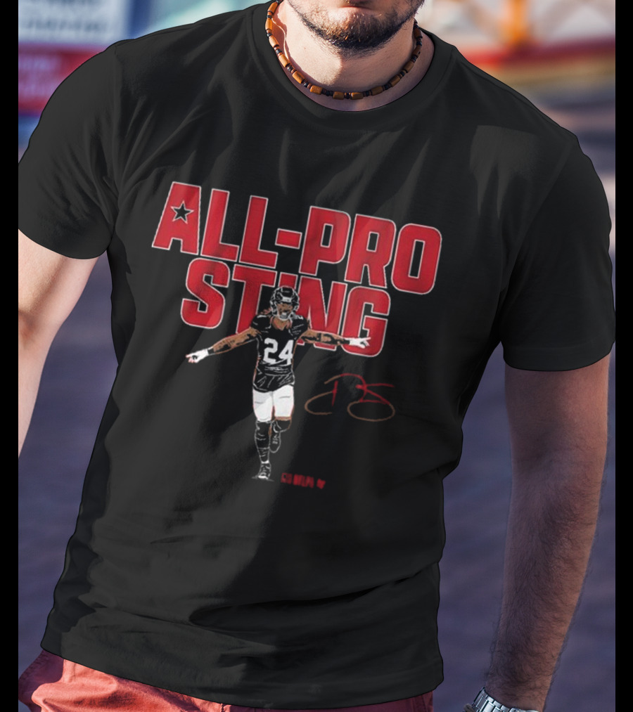 Derek Stingley Jr All-Pro Sting Number 24 Football Player T-Shirt