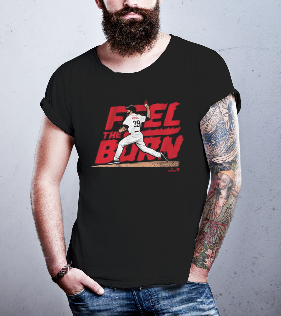 Corbin Burnes Feel The Burn 39 Arizona Baseball T-Shirt