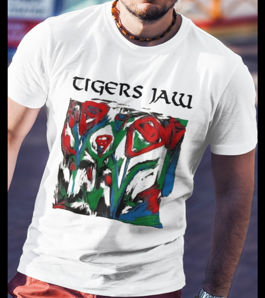 Tigers Jaw Lovesong Abstract Floral T-Shirt
