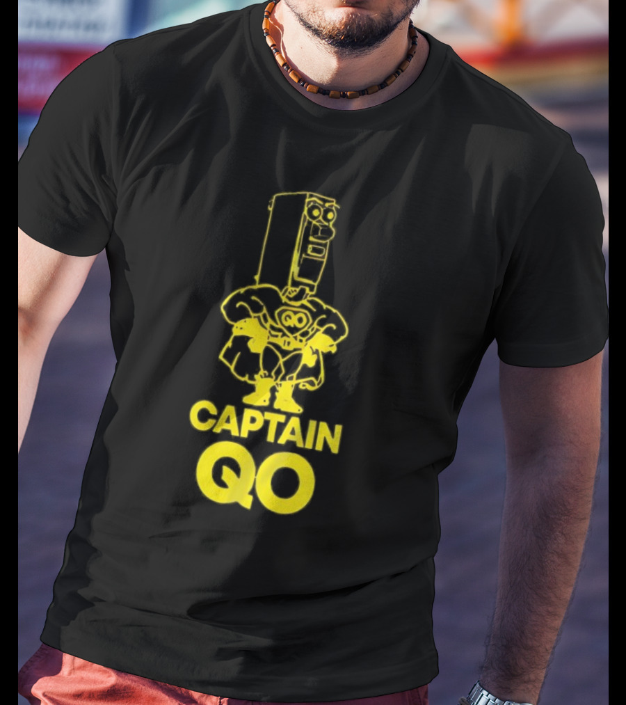 Captain QO Superhero The Big Bang Theory Comic T-Shirt