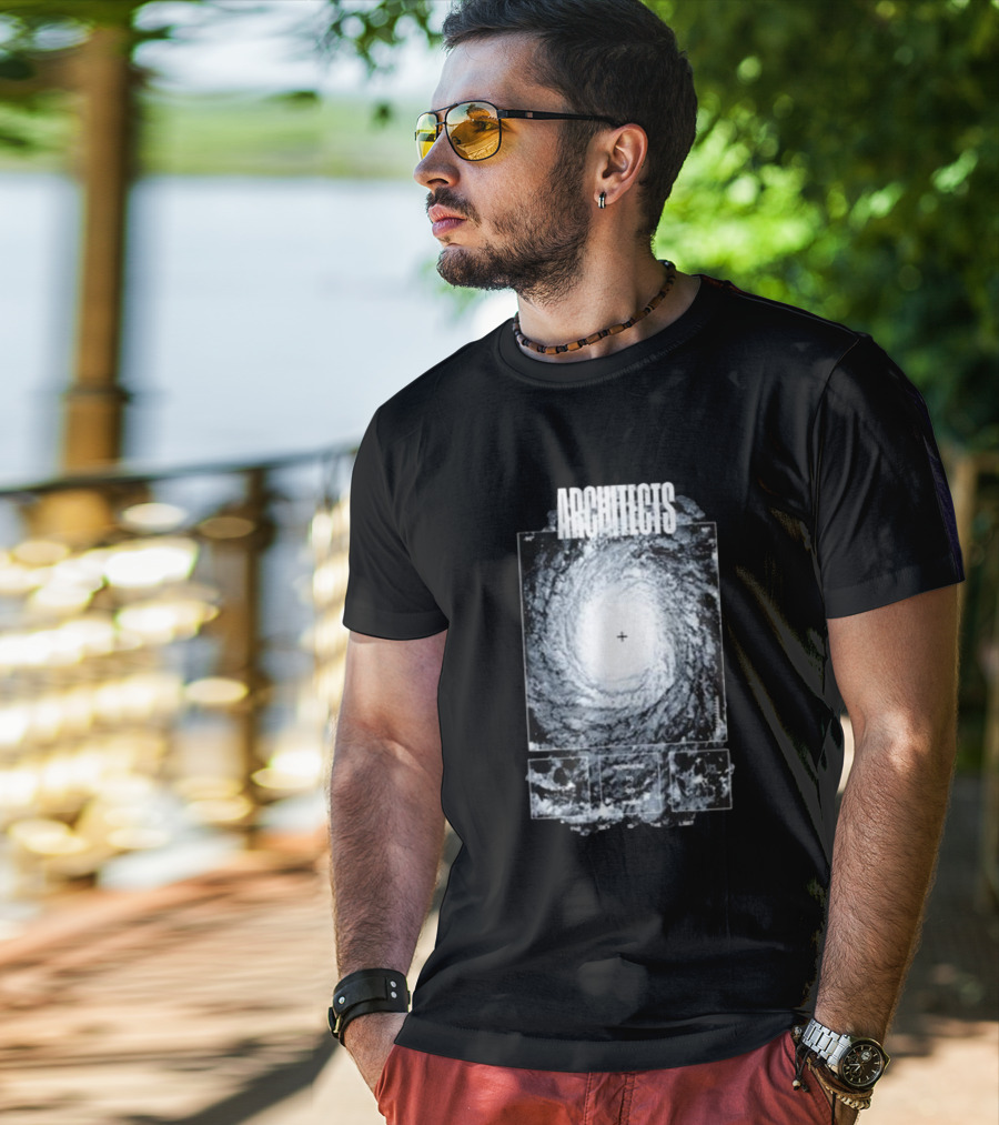 Architects Nowhere To Go Blackhole Spiral T-Shirt