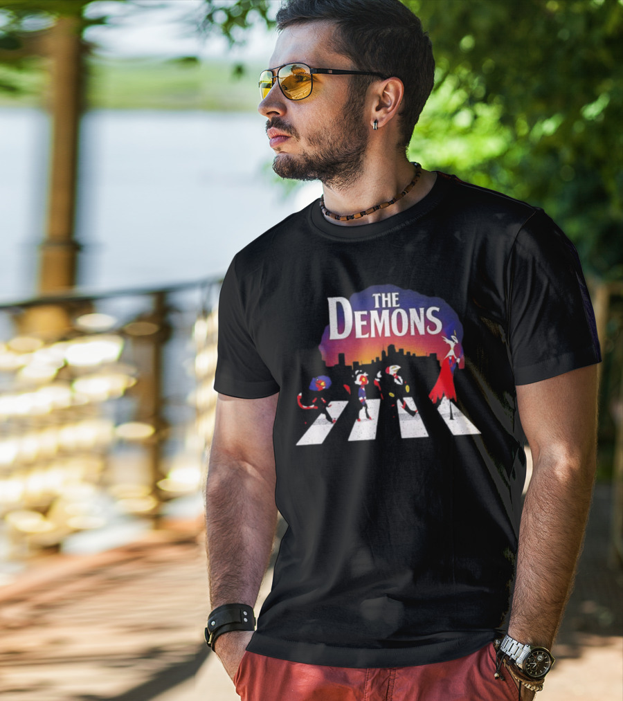 Hazbin Hotel Demons Walking Crosswalk T-Shirt