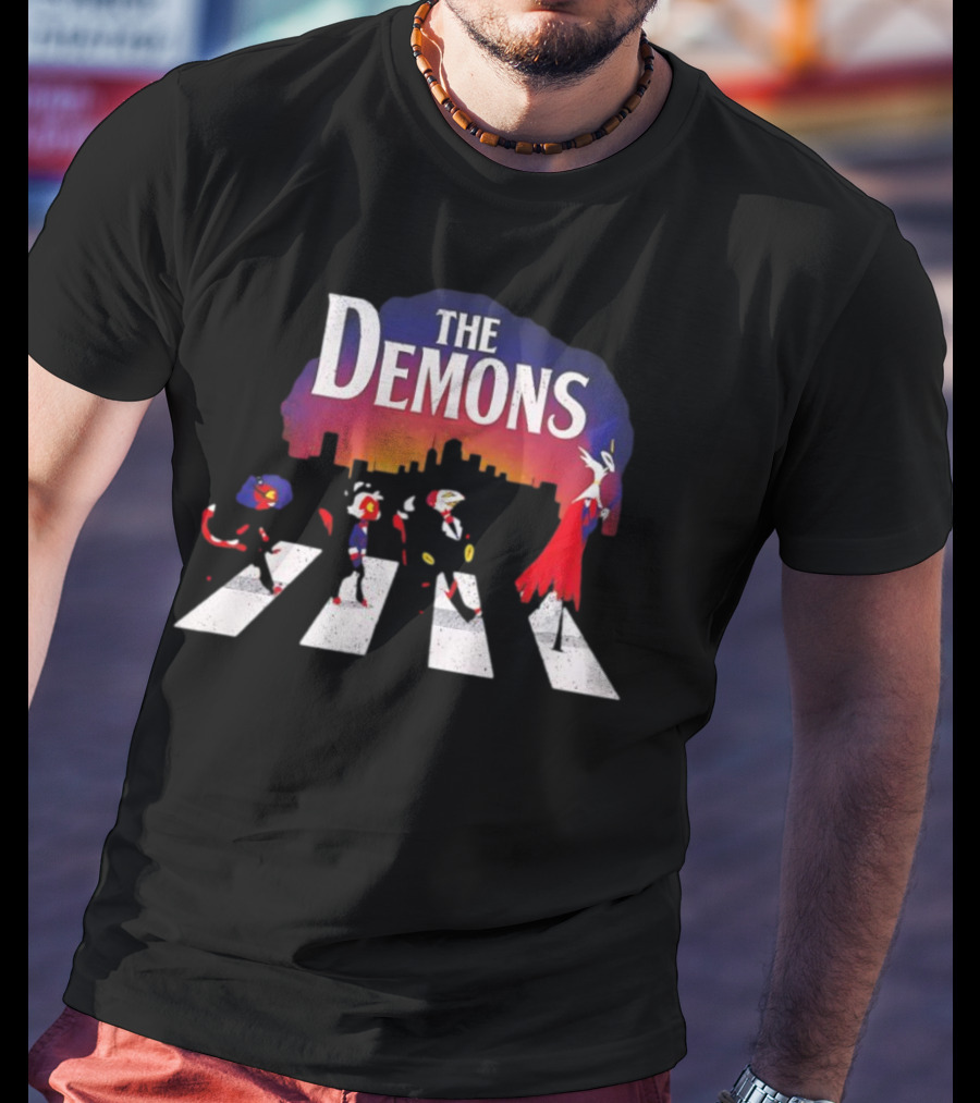 Hazbin Hotel Demons Walking Crosswalk T-Shirt