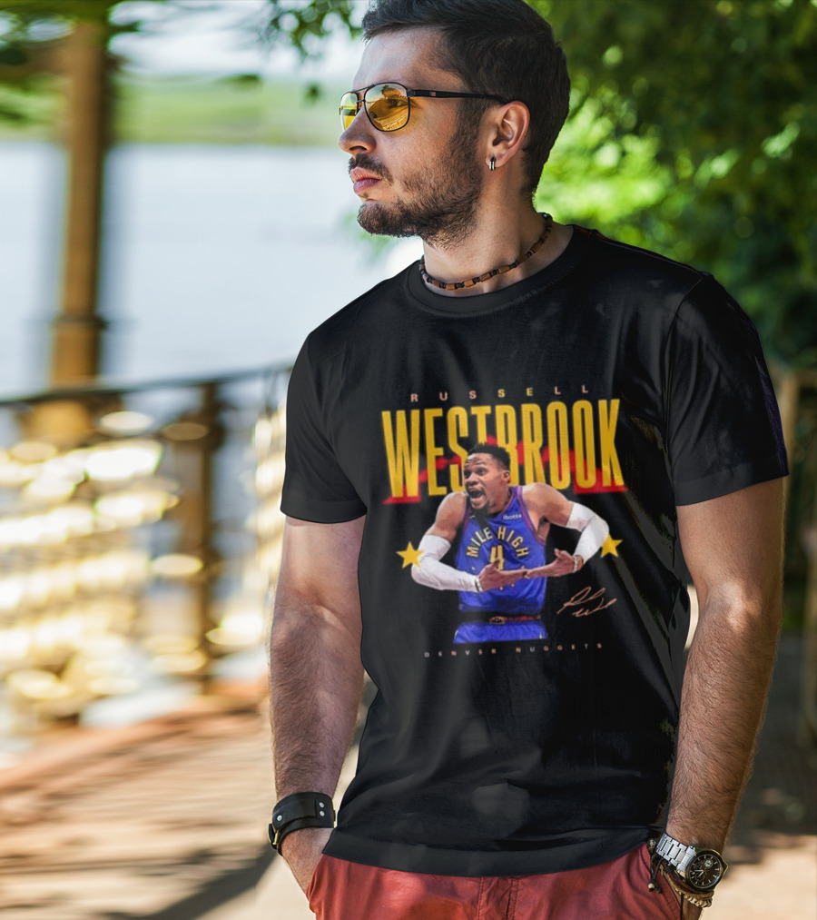 Russell Westbrook Mile High Denver Nuggets Signature T-Shirt