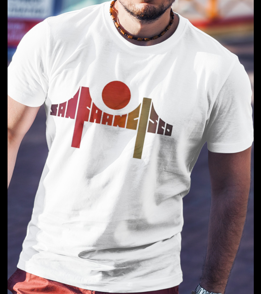 Death Proof Arlene San Francisco Golden Gate Bridge Sun T-Shirt
