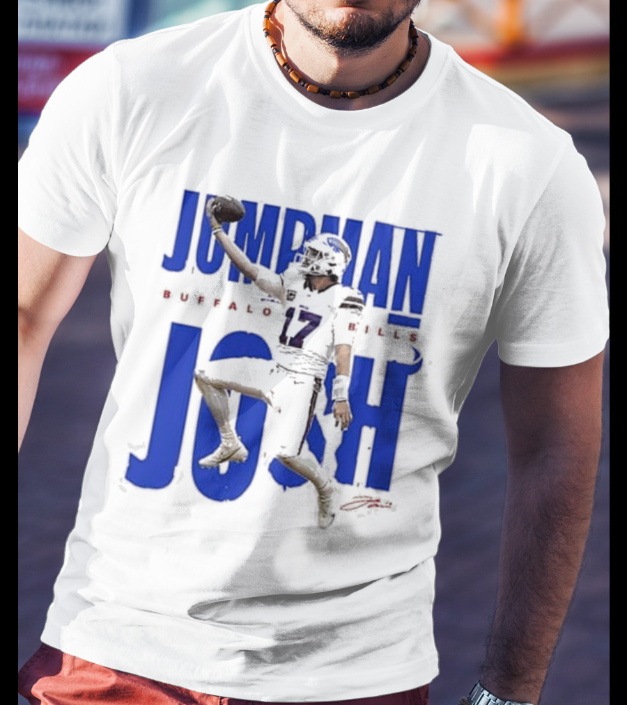 JUMPMAN JOSH BUFFALO BILLS 17 Signature T-Shirt