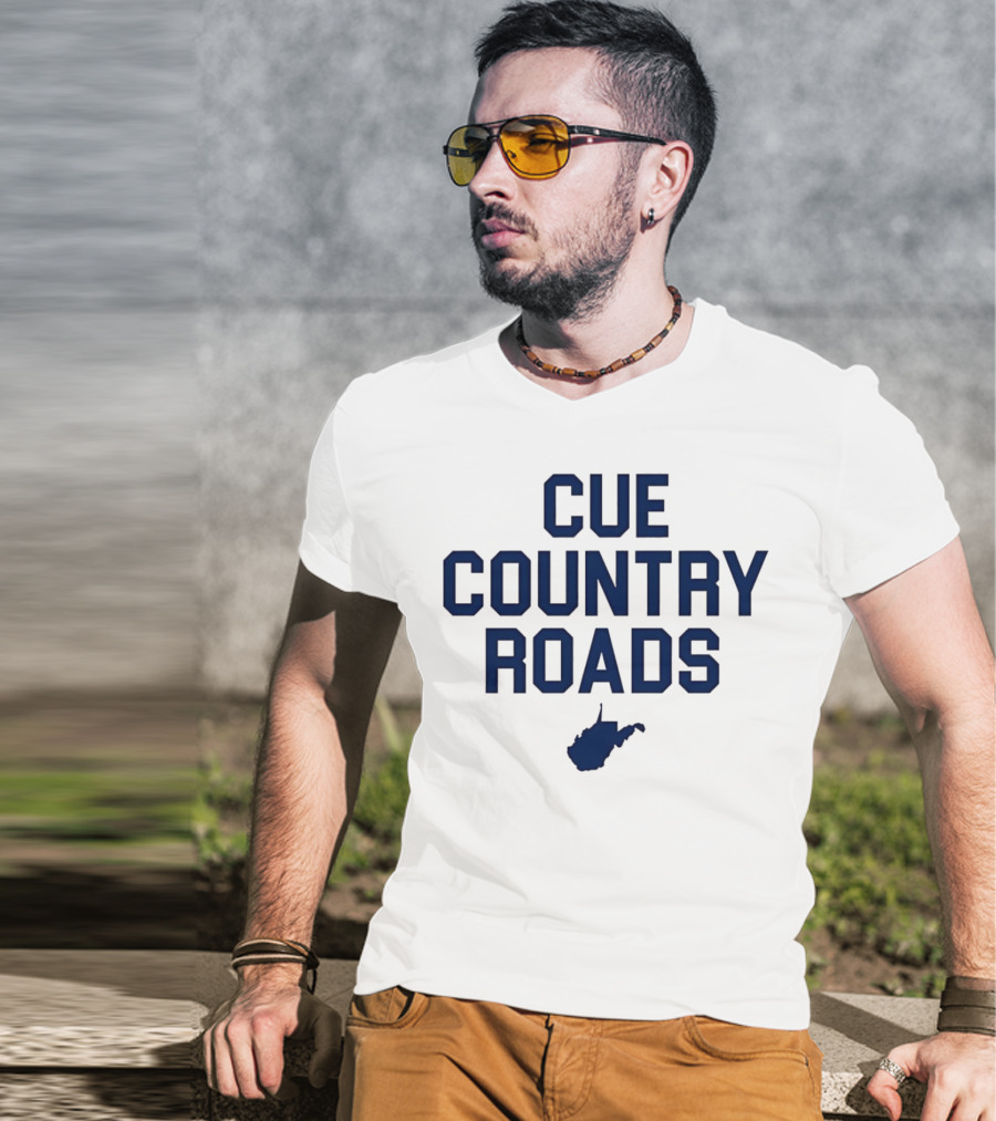 Lindzee Cue Country Roads West Virginia T-Shirt