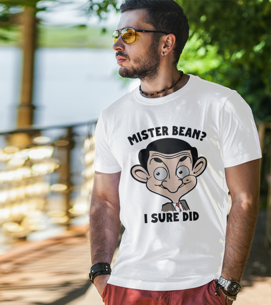 Mister Bean I Sure Did Face T-Shirt