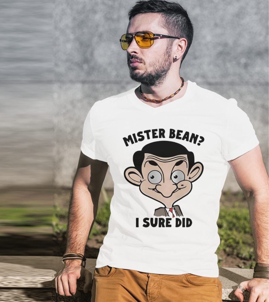 Mister Bean I Sure Did Face T-Shirt