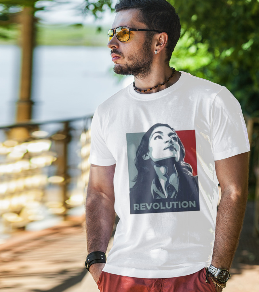 Alexandria Ocasio-Cortez AOC Revolution Inspiration T-Shirt