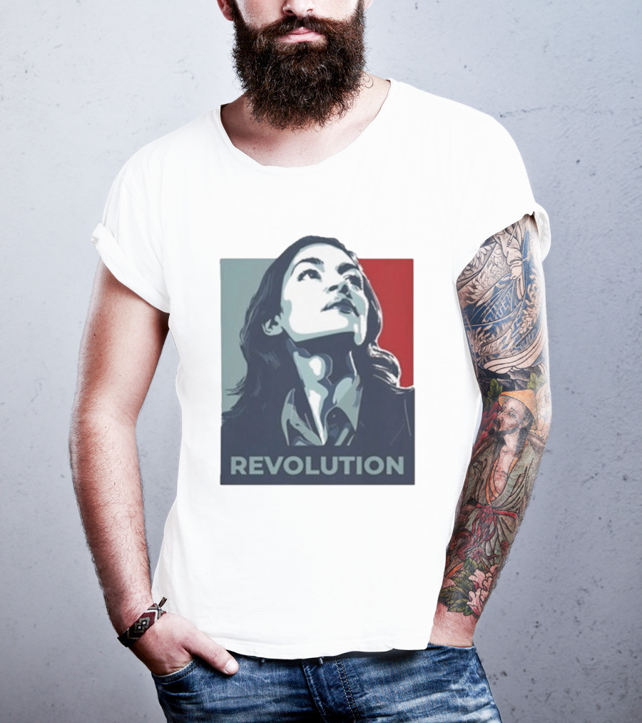 Alexandria Ocasio-Cortez AOC Revolution Inspiration T-Shirt