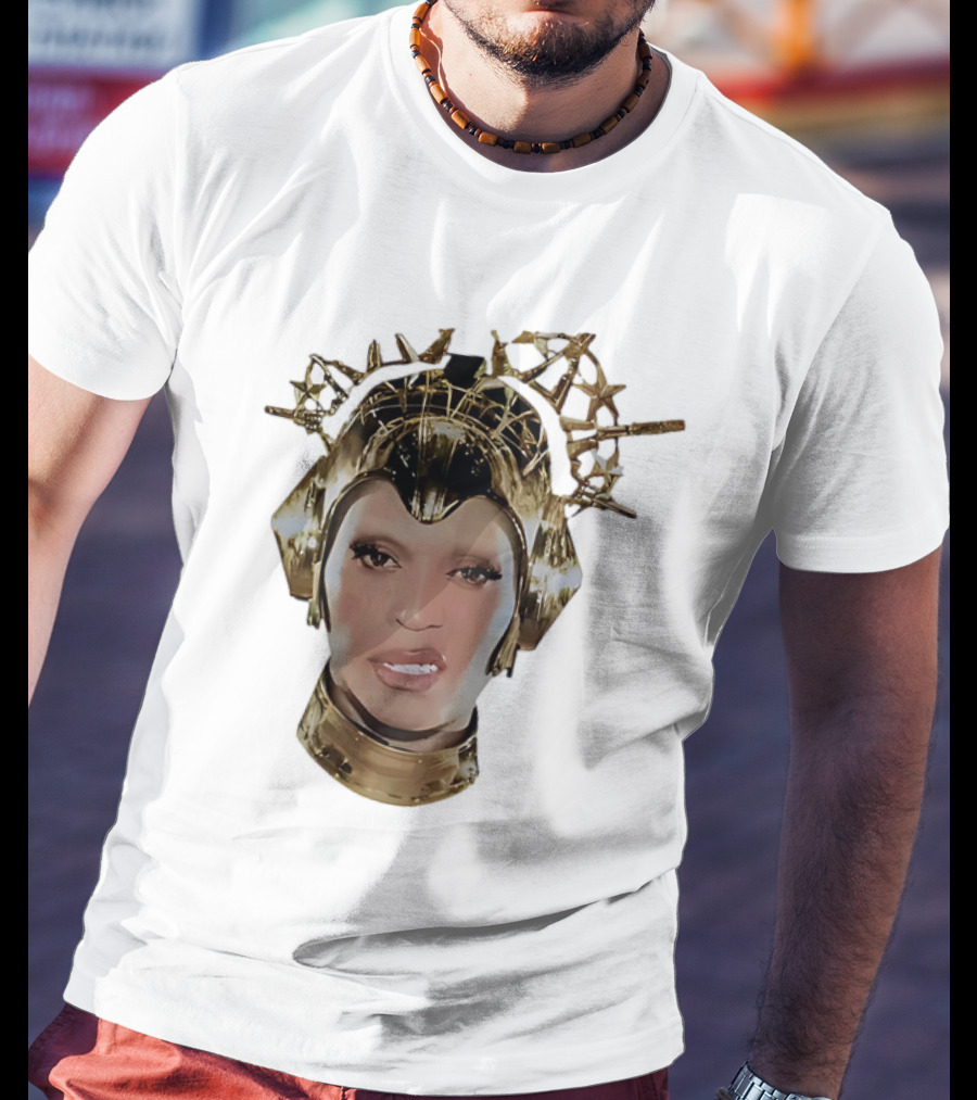 Beyoncé Cowboy Carter Bigface Metallic Headpiece T-Shirt