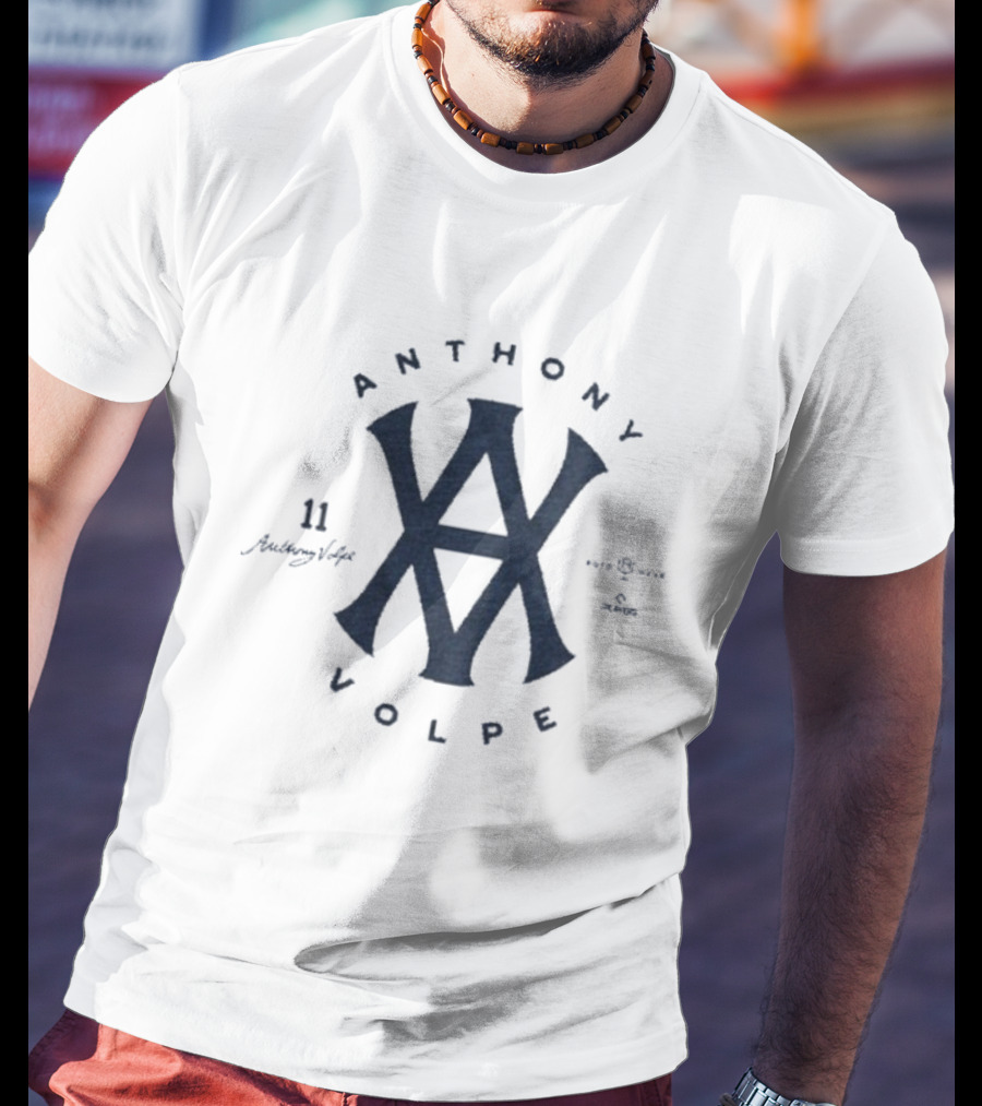 Anthony Volpe AV 11 Signature Icon Symbol Collection T-Shirt