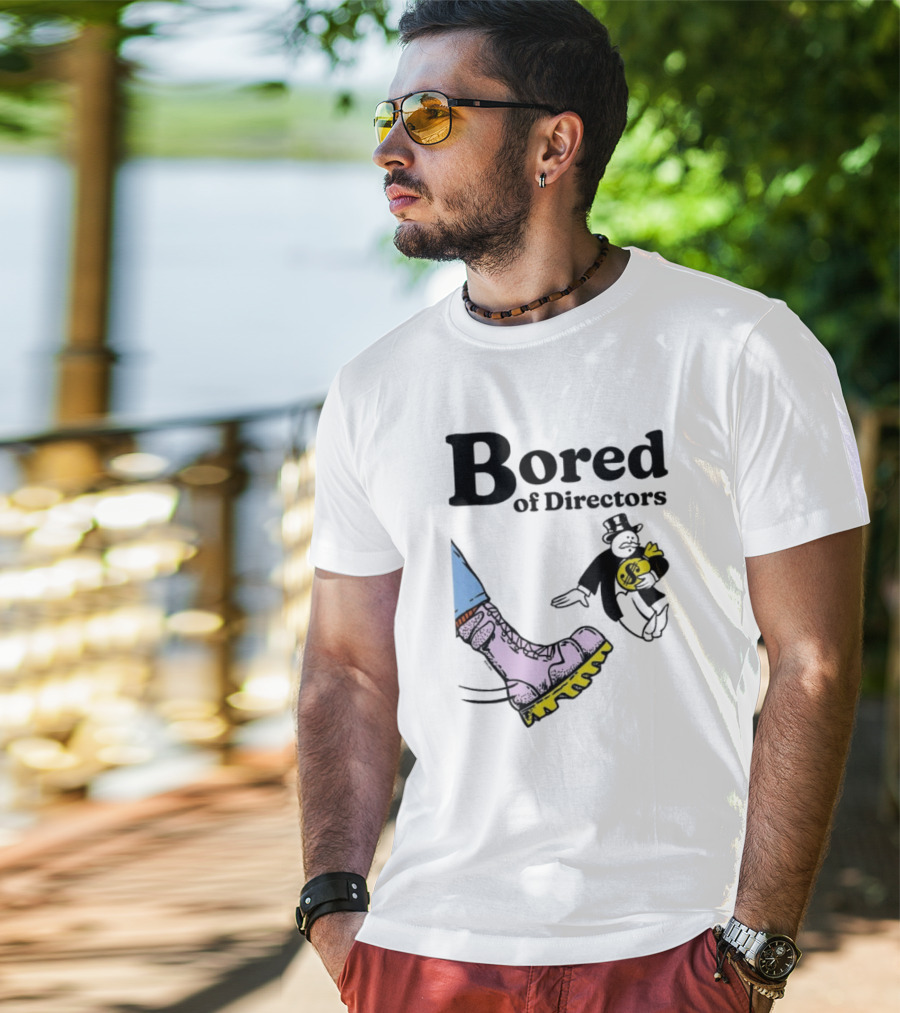 Bored Of Directors Stomp Boot Money Bag T-Shirt