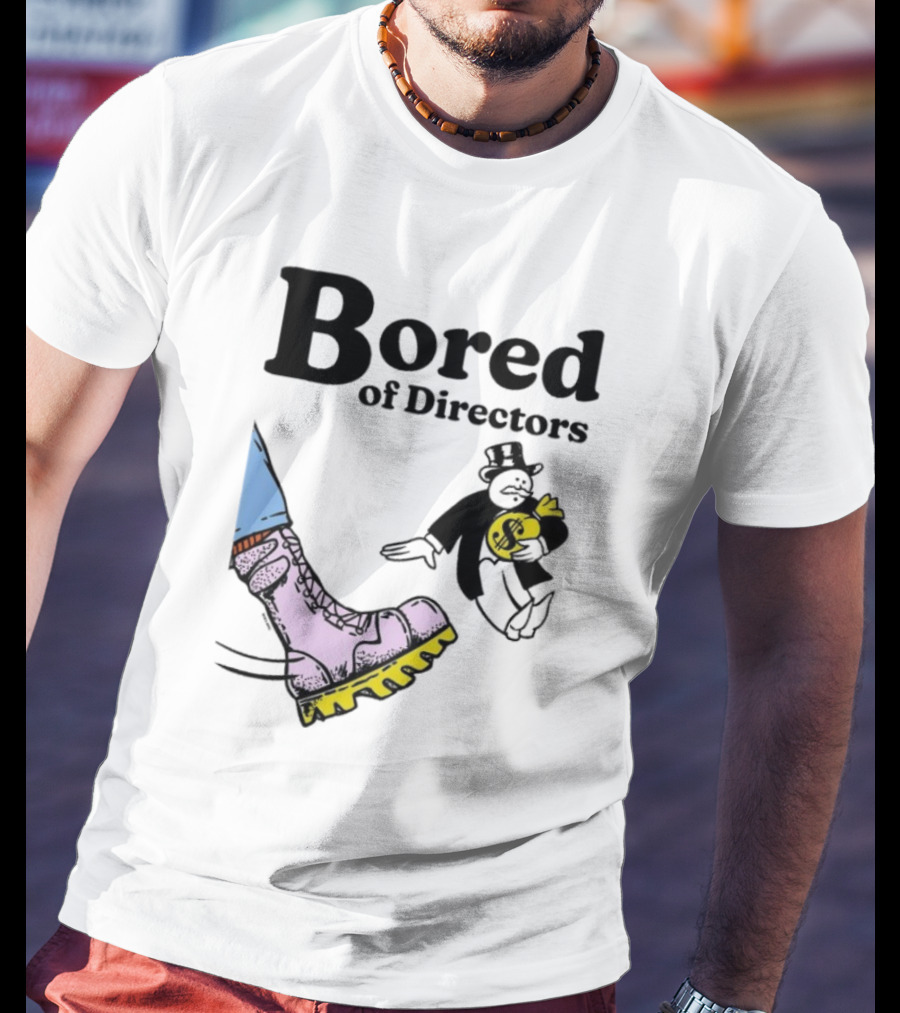 Bored Of Directors Stomp Boot Money Bag T-Shirt