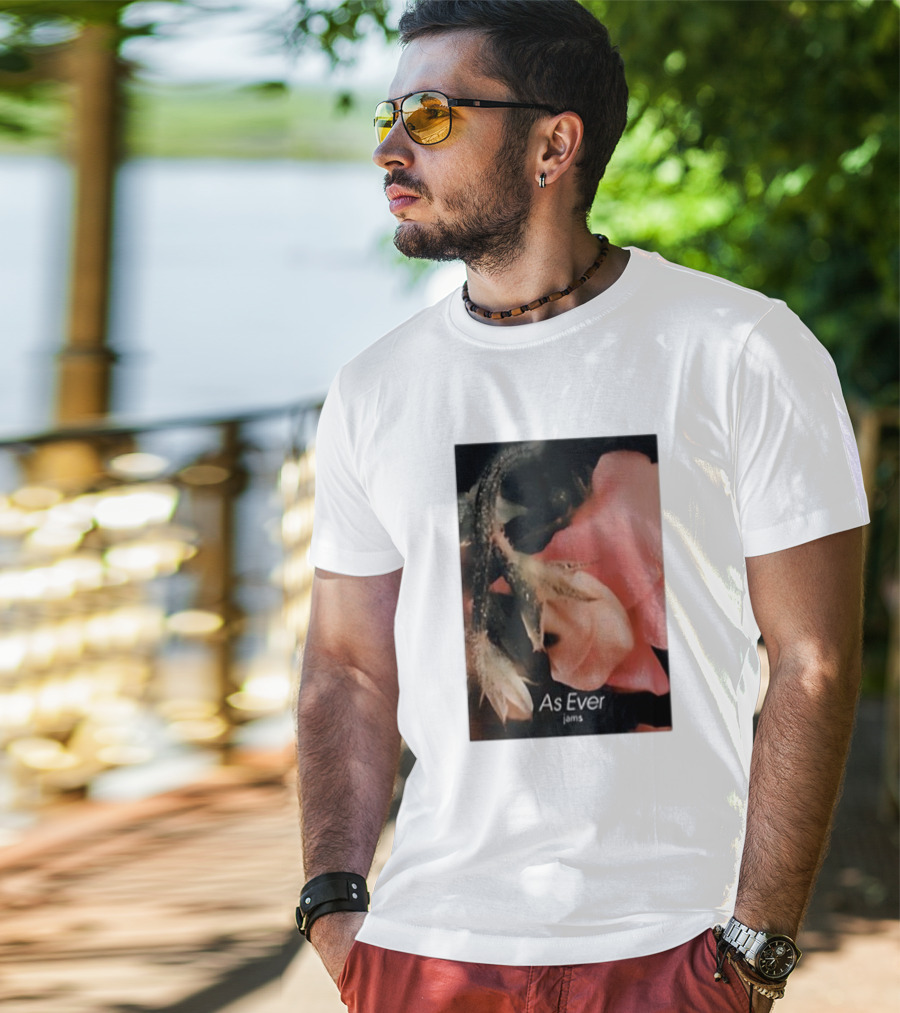 As Ever Jams 02 Pink Floral Close-Up T-Shirt
