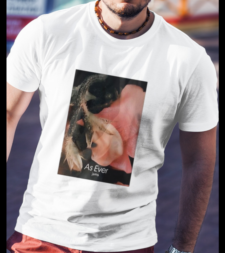 As Ever Jams 02 Pink Floral Close-Up T-Shirt