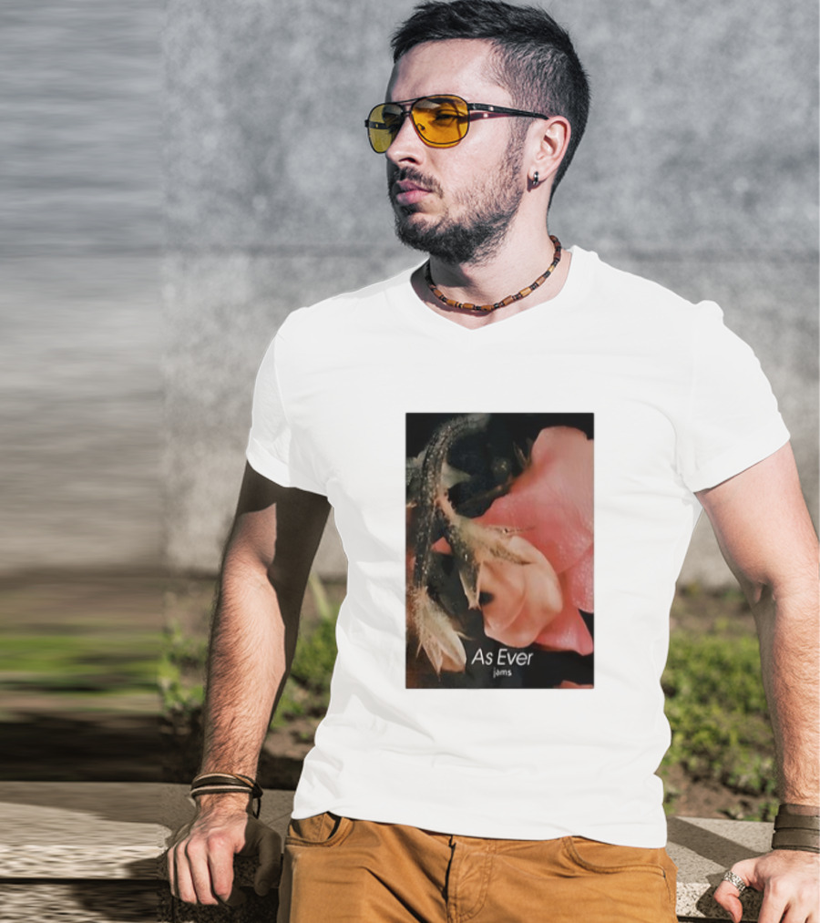 As Ever Jams 02 Pink Floral Close-Up T-Shirt