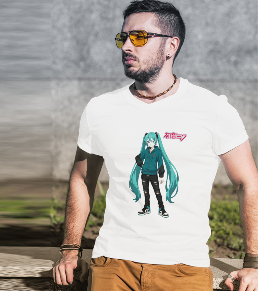 初音ミク Atlanta Miku Character T-Shirt
