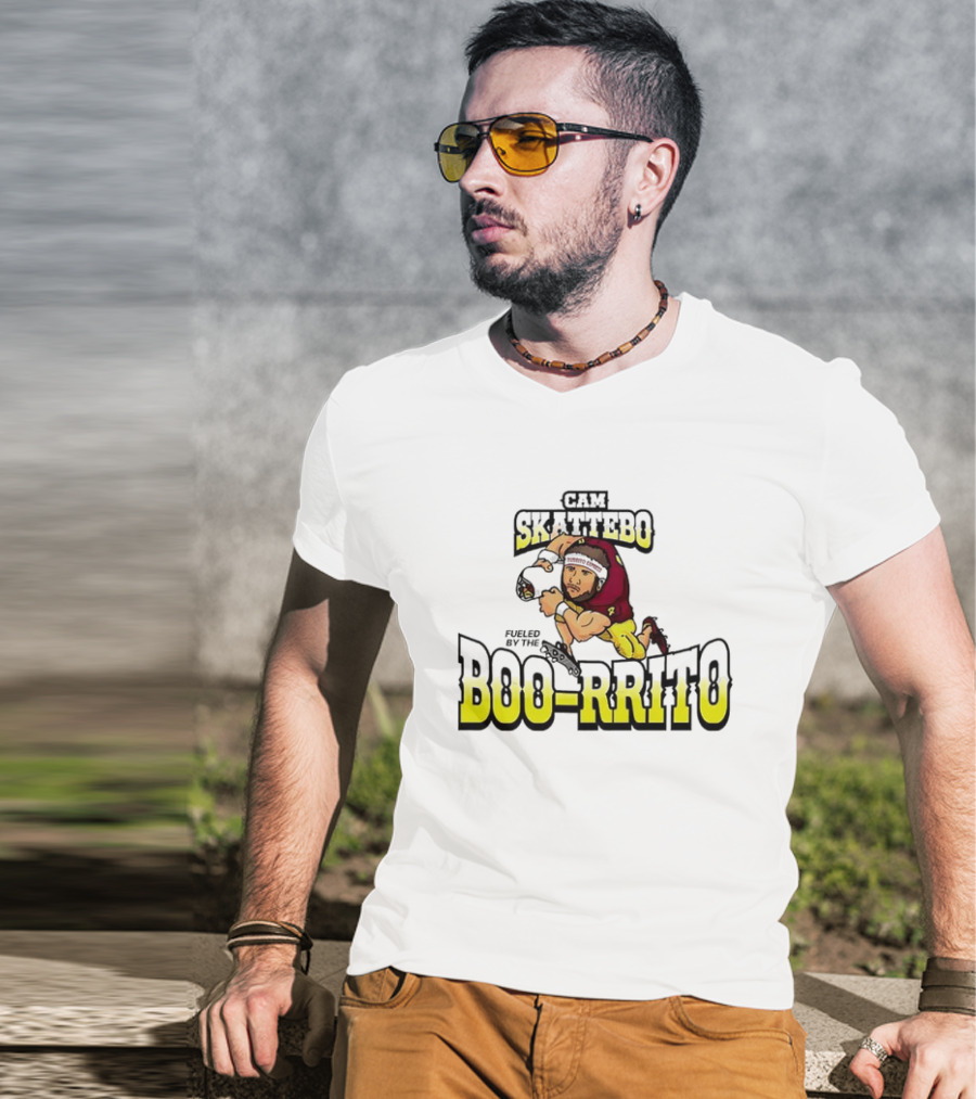 Cam Skattebo Boo-Rrito Football Tackle Motivated By Burrito T-Shirt