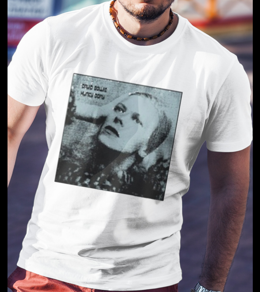 David Bowie Hunky Dory Album Cover Iconic 1971 Retro Style T-Shirt