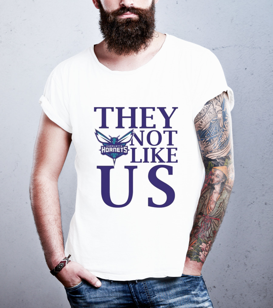 Charlotte Hornets They Not Like Us T-Shirt