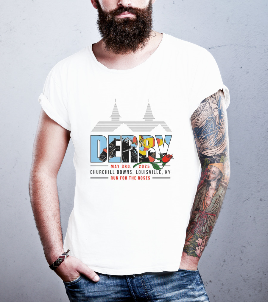 Derby May 3rd 2025 Churchill Downs Louisville KY Run For The Roses T-Shirt