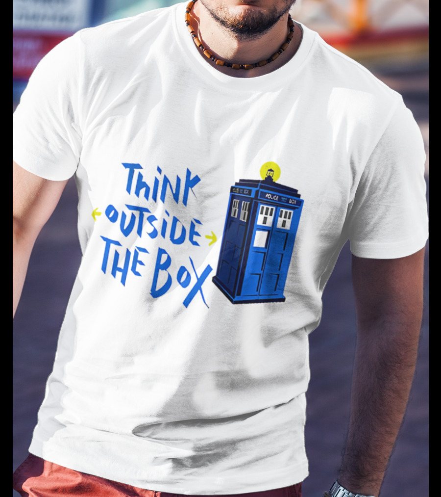 Think Outside The Box Doctor Who Tardis T-Shirt