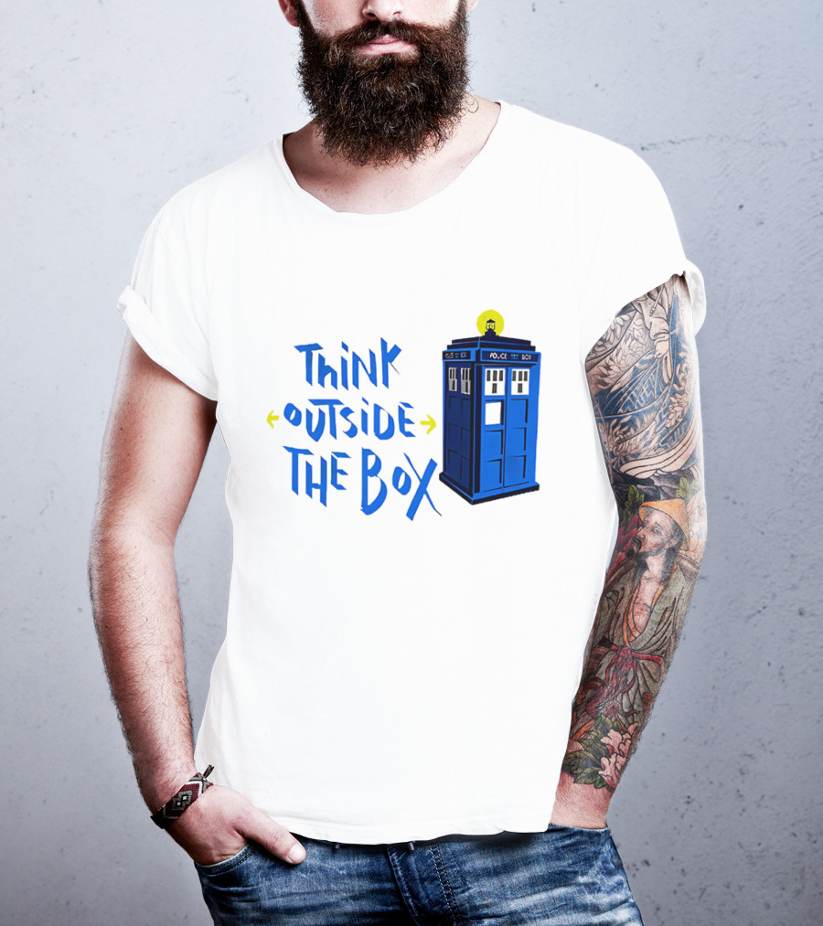 Think Outside The Box Doctor Who Tardis T-Shirt