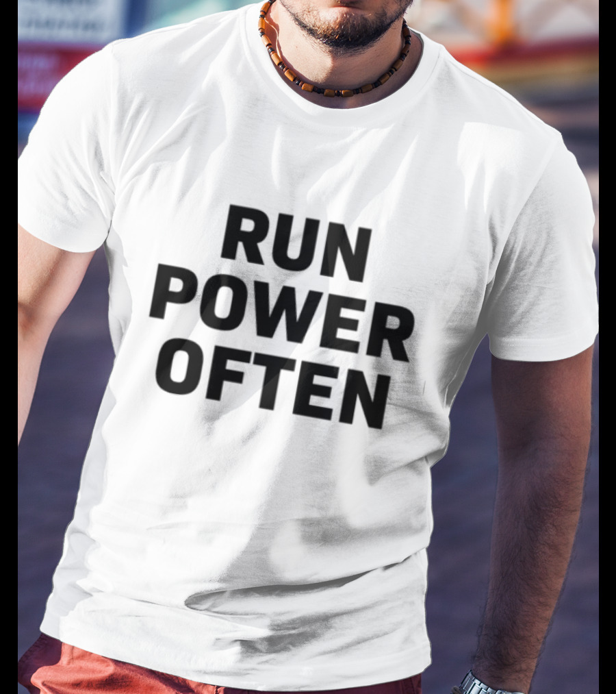 Coach Tom Yashinsky Run Power Often Football And Wings Illustration T-Shirt