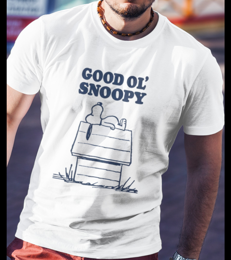 Good Ol’ Snoopy Lying On Doghouse T-Shirt