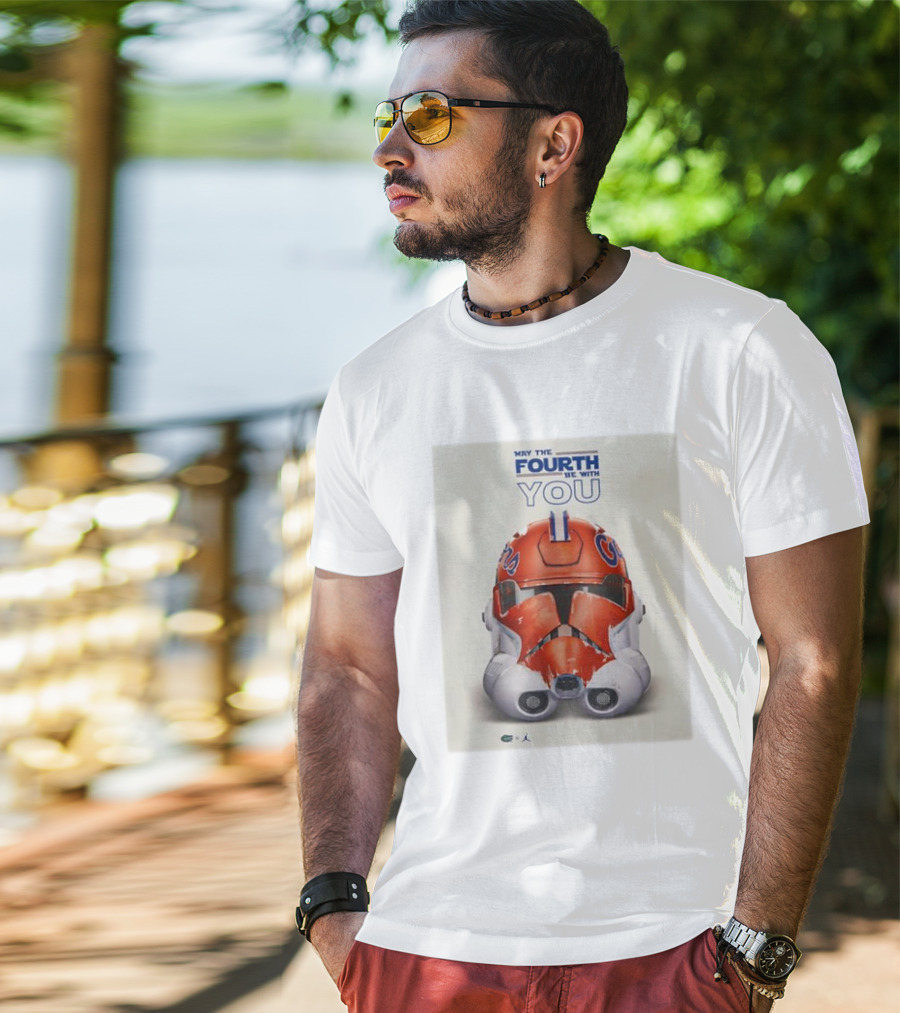 May The Fourth Be With You Florida Gators Helmet T-Shirt