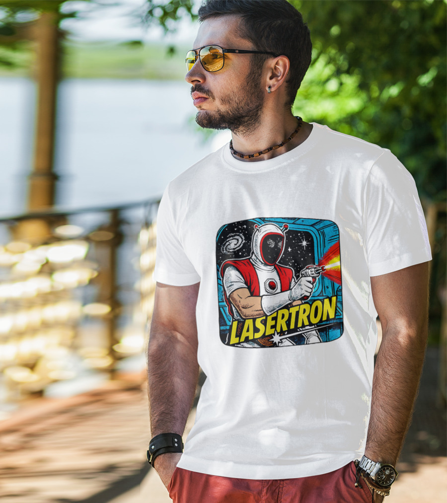 Héctor Guerrero Professional Wrestler Lasertron Space Adventure T-Shirt