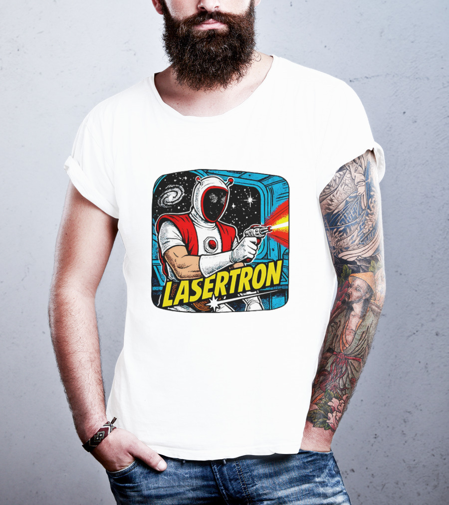 Héctor Guerrero Professional Wrestler Lasertron Space Adventure T-Shirt