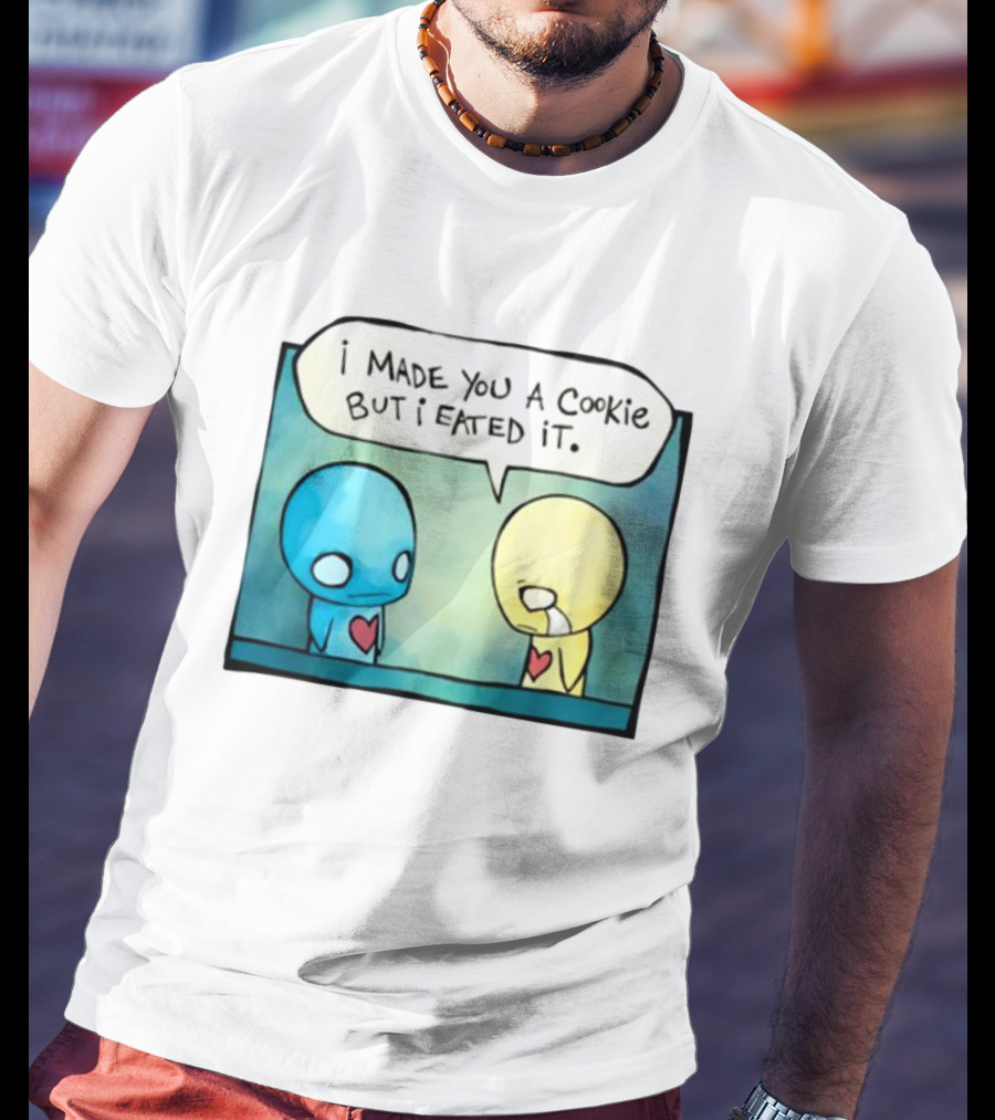 Hot Topic Pon And Zi Comic I Made You A Cookie But I Eated It T-Shirt